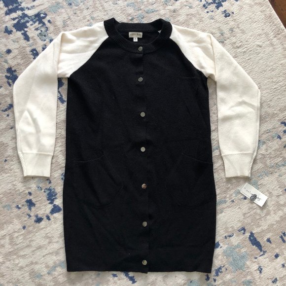 Maison Jules Melbourn Sarah Colorblock Cardigan - Picture 2 of 7